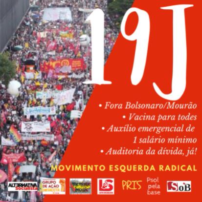 TOMAR AS RUAS NO 19J ! FORA BOLSONARO E MOURÃO!